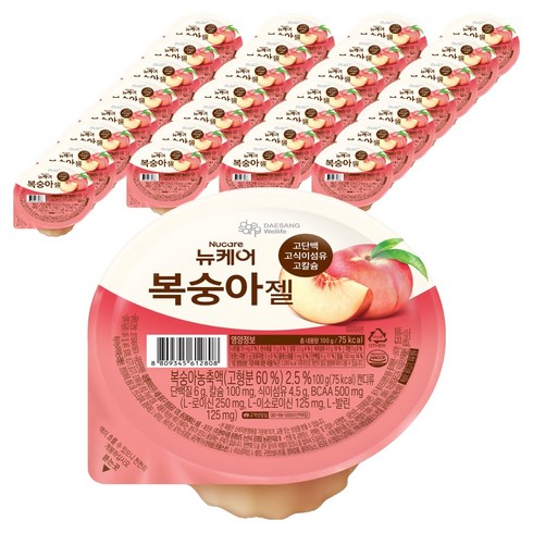 뉴케어 복숭아젤, 100g, 30개