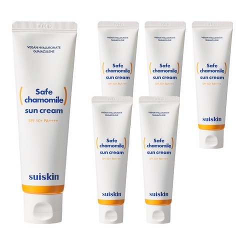 수이스킨 착한 들국화 선크림 SPF50+ PA++++, 50ml, 6개