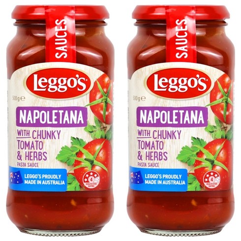 레고스 나폴리타나 파스타 소스, 500g, 2개