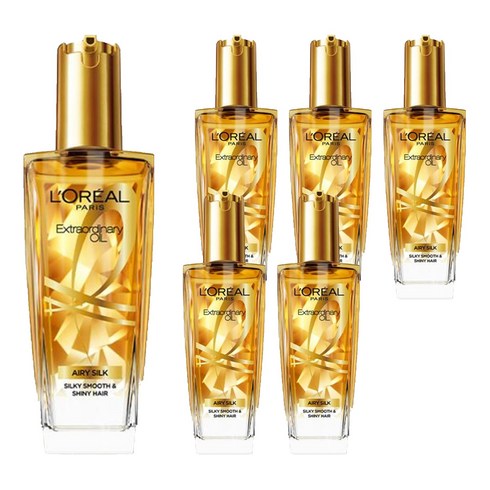 로레알파리 엑스트라오디네리 헤어오일 에어리 실크, 100ml, 6개