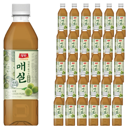 양반 매실 주스, 500ml, 36개
