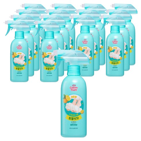 온더바디 코튼풋 발을씻자 풋샴푸 레몬민트향, 1개입, 15개, 385ml
