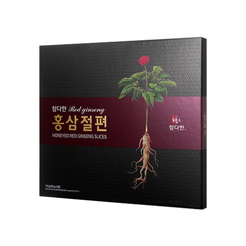 참다한 홍삼 절편, 1개, 120g