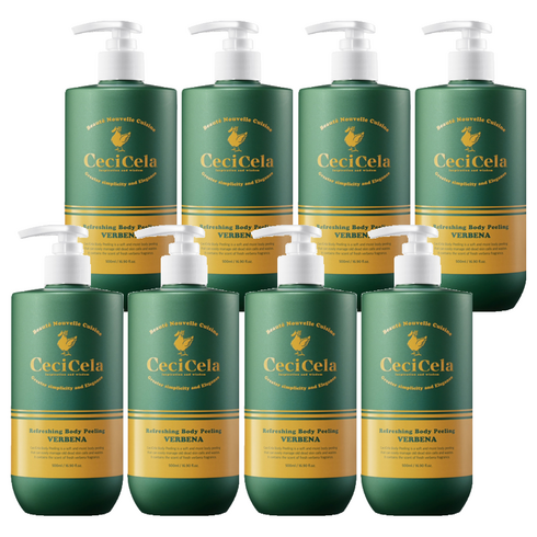 쎄씨쎌라 리프레싱 바디필링, 500ml, 8개
