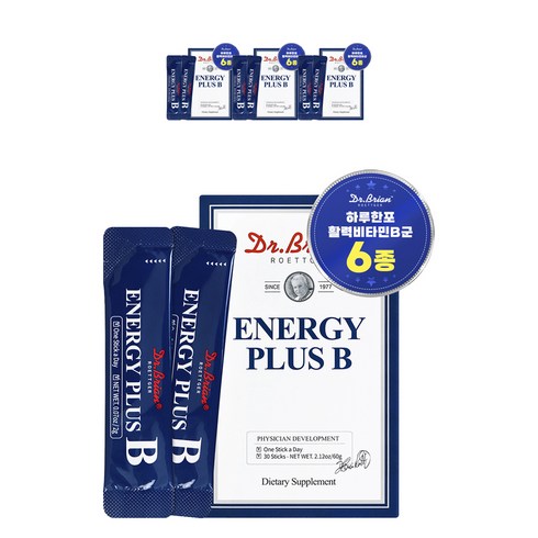 닥터브라이언 에너지 플러스 B, 60g, 4개