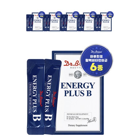 닥터브라이언 에너지 플러스 B, 60g, 6개