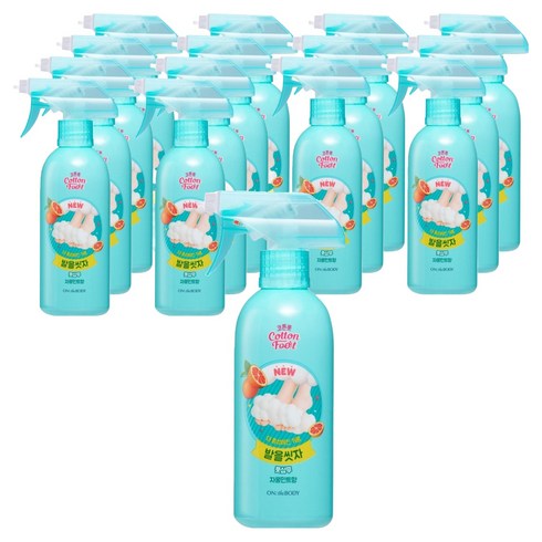 온더바디 코튼풋 발을 씻자 풋샴푸 자몽 민트향, 1개입, 15개, 385ml