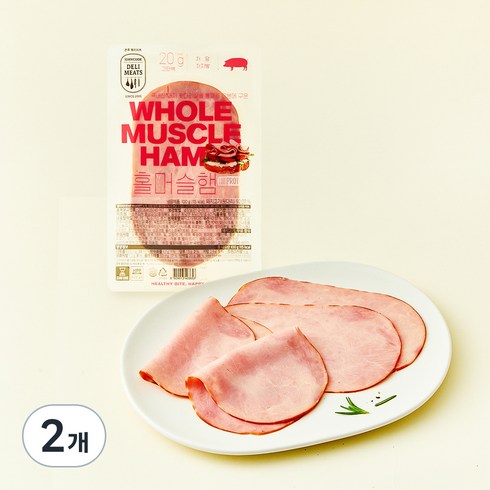 홀머슬 햄, 100g, 2개