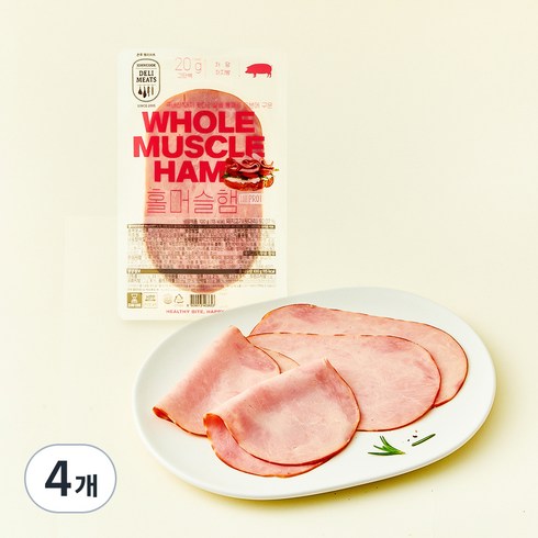 홀머슬 햄, 100g, 4개