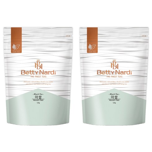 베티나르디 아쌈 홍차 지퍼백, 125g, 1개입, 2개