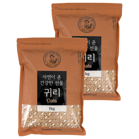 귀리팜 정읍명품 귀리, 2개, 1kg
