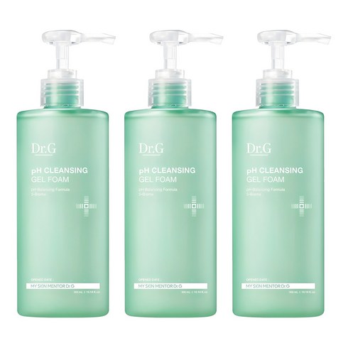 닥터지 약산성 클렌징 젤 폼, 300ml, 3개