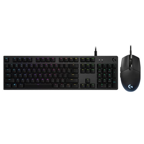 로지텍 게이밍 마우스 G PRO + RGB 기계식 게이밍 키보드 G512, M-U0052, Y-U0034 (TACTILE), 일반형
