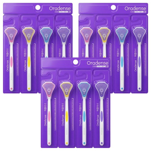 오라덴스 개별보호캡 혀클리너, 12개
