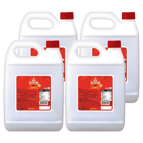 샘표 진간장 금S, 5L, 4개