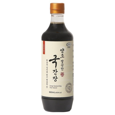 신앙촌 양조 깔끔한 국간장, 860ml, 1개