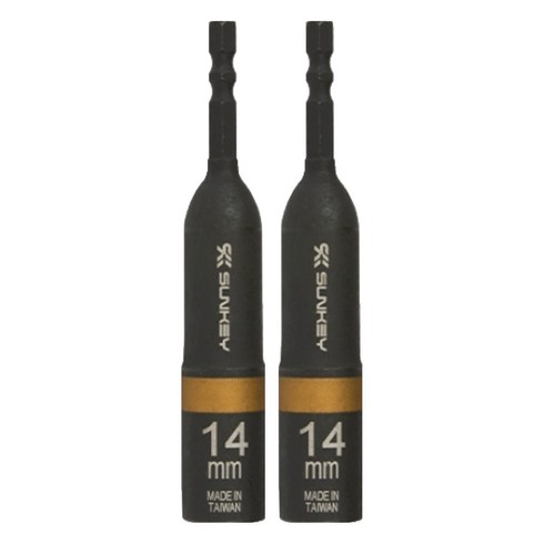 썬키 롱비트소켓 14mm SKB-14G, 2개