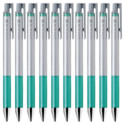 파이롯트 쥬스업 젤잉크펜 0.4mm LJP-20S4, 메탈릭그린, 10개