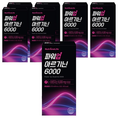 뉴트리원 파워업 L 아르기닌 6000, 270ml, 7개