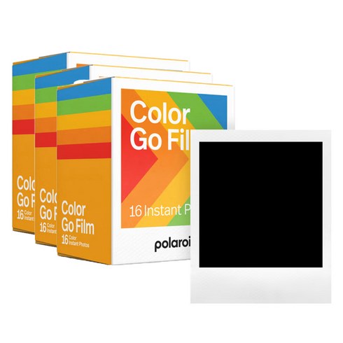 폴라로이드 고 컬러 필름, Polaroid Go film - x48 pack, 1개