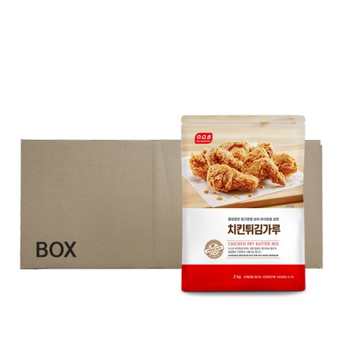 오큐비 치킨튀김가루, 2kg, 6개