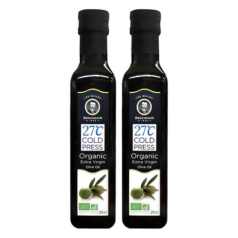 브로슈낭 유기농 엑스트라 버진 올리브오일, 250ml, 2개