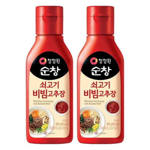 청정원순창 쇠고기 비빔고추장, 300g, 2개