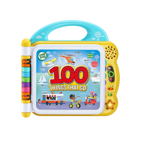 립프로그 100 워드북 탈 것 멜로디완구, 1개, 혼합색상