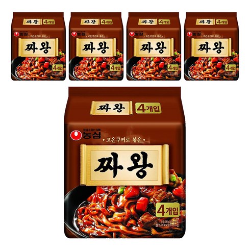 농심 짜왕 134g, 5개