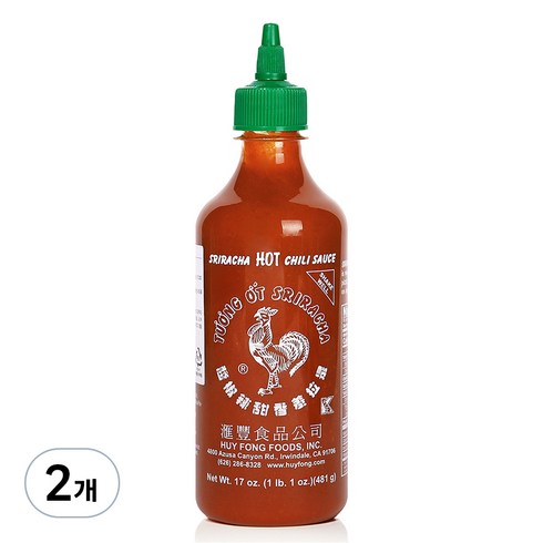 허이펑 스리라차 핫 칠리 시즈닝, 481g, 2개
