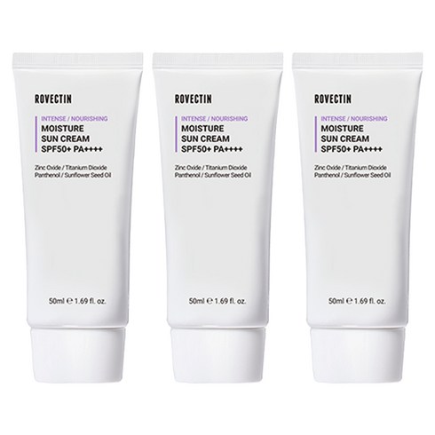 로벡틴 인텐스 모이스처 선크림 SPF 50+ PA++++, 50ml, 3개