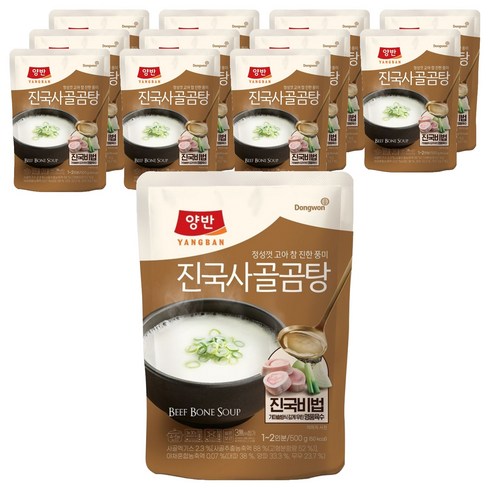 양반 진국 사골곰탕, 500g, 12개