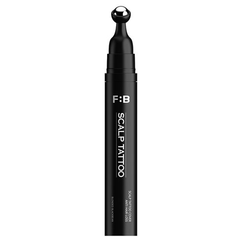 포뷰트 정수리 가르마 헤어라인 탈모 커버 두피 타투 틴트 15g, 블랙, 1개