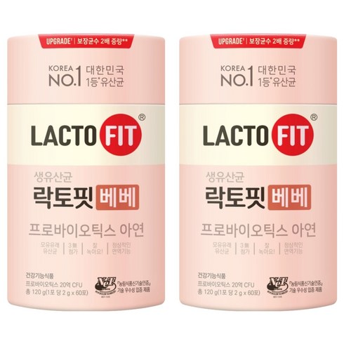 락토핏 베베 유산균, 120g, 2개