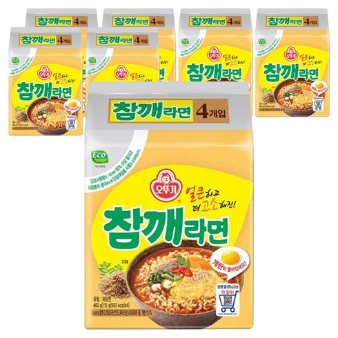 오뚜기 참깨라면 115g, 28개