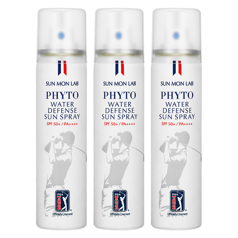선몬랩 피토 워터 디펜스 선스프레이 SPF50+ PA++++, 80ml, 3개