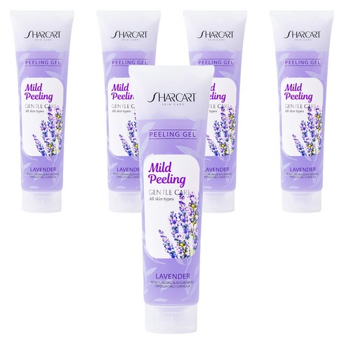 샤카트 페이스 바디 각질 제거 필링젤 라벤더향, 310ml, 5개