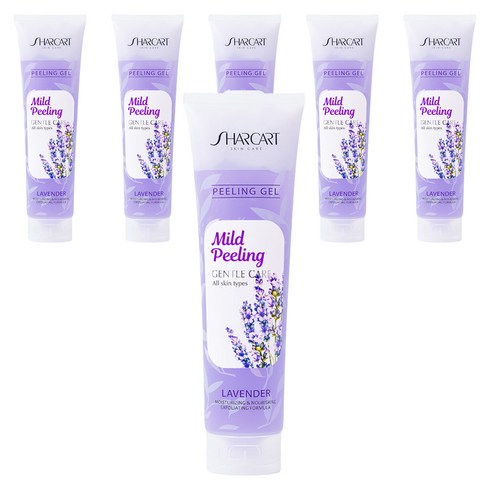 샤카트 페이스 바디 각질 제거 필링젤 라벤더향, 310ml, 6개
