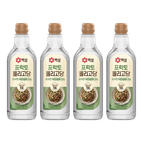 백설 프락토 올리고당, 1.2kg, 4개