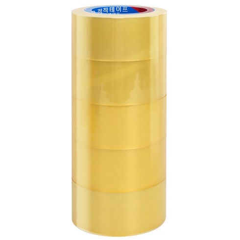 코멧 53 μm 경포장용 박스 테이프 48 mm*40 m, 5개
