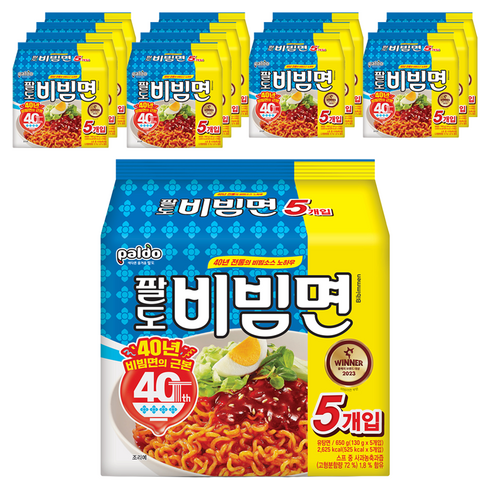 팔도 비빔면, 75개