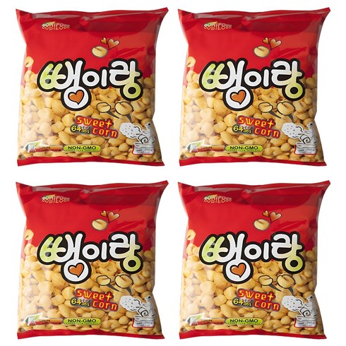 우리식품 뻥이랑, 250g, 4개
