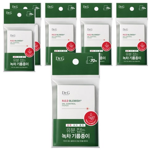 닥터지 레드 블레미쉬 오일 컨트롤 페이퍼, 70개입, 6개