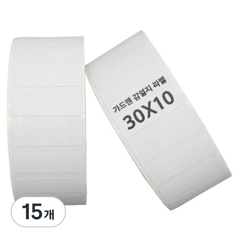 가드맨 감열지 롤라벨 3000p, 15개