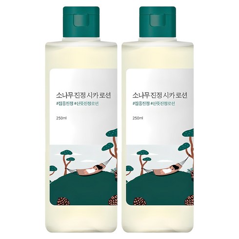 라운드랩 소나무 진정 시카 로션, 250ml, 2개