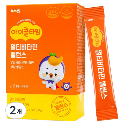 아이클타임 두드림 멀티비타민 밸런스 30p, 180g, 2개