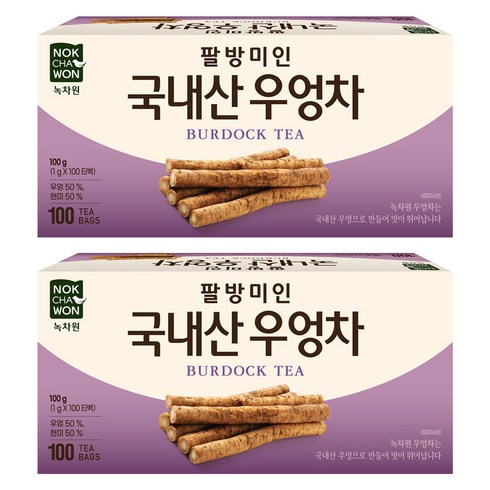 녹차원 팔방미인 우엉차, 1g, 100개입, 2개