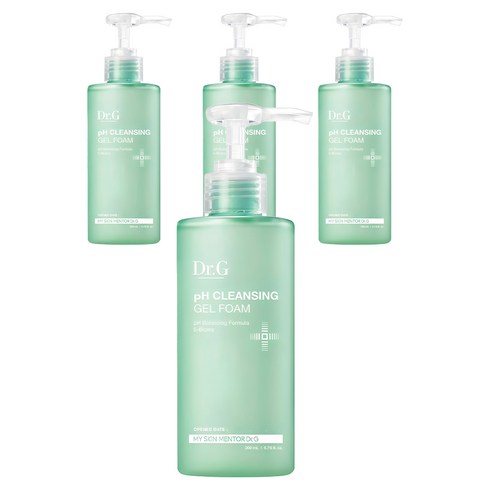 닥터지 약산성 클렌징 젤 폼, 200ml, 4개
