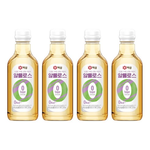 백설 제로 칼로리 알룰로스, 700g, 4개