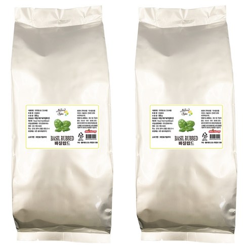 내츄럴스파이스 바질럽드, 500g, 2개